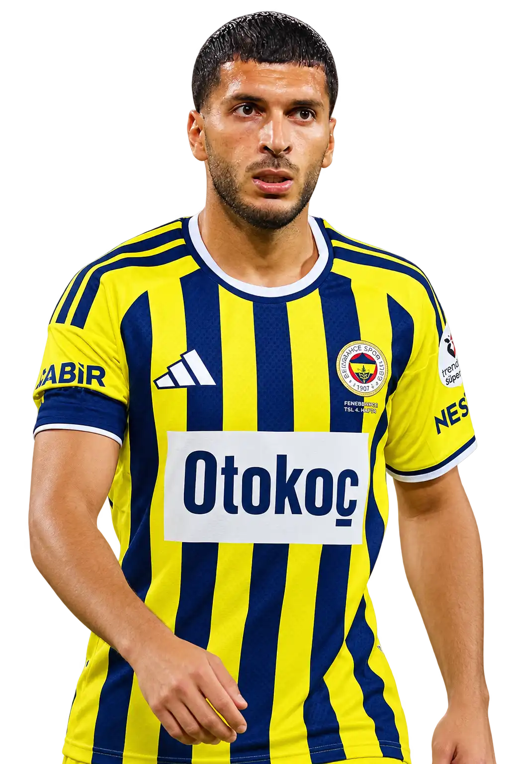 Fenerbahçe formasıyla futbolcu görseli