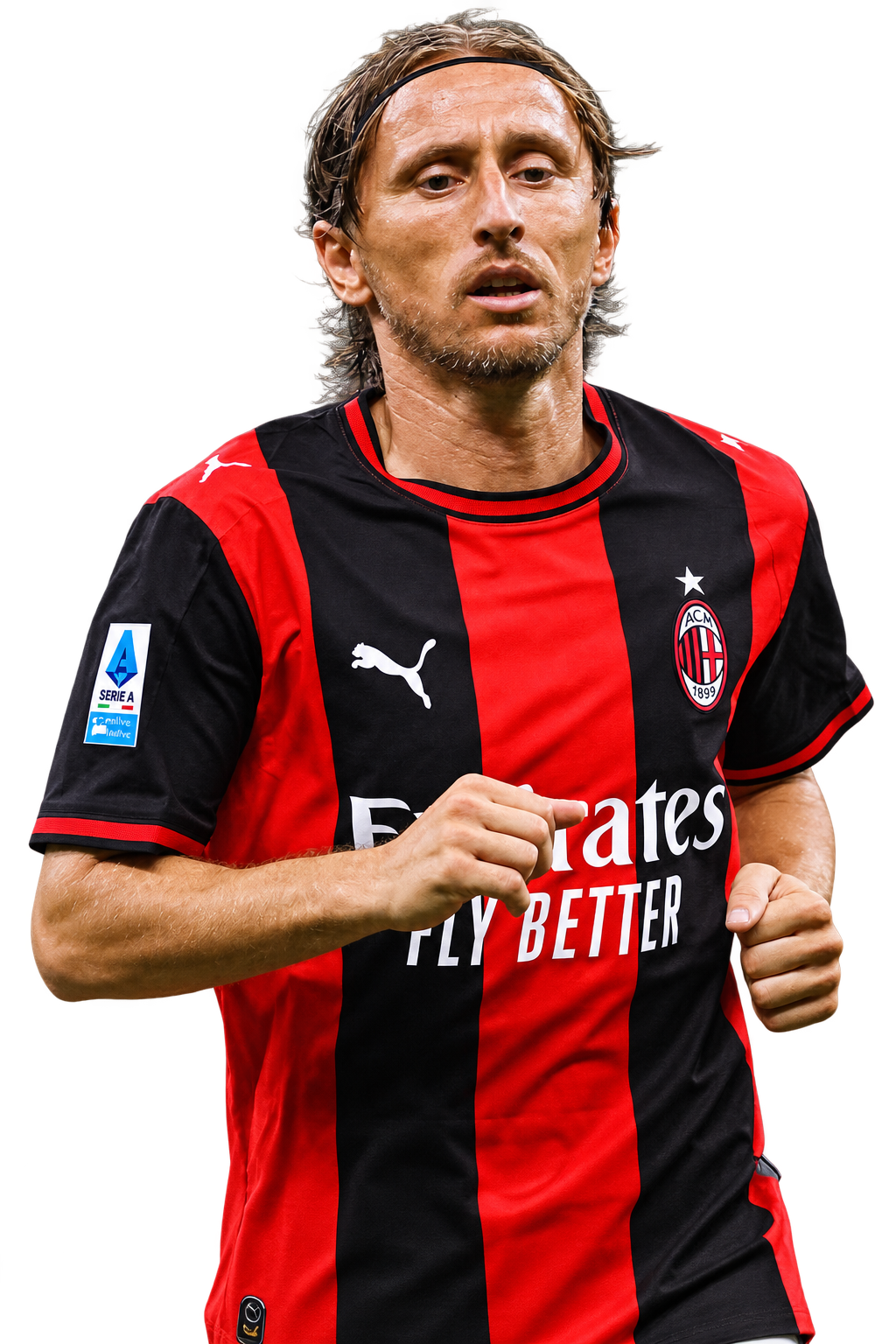 Milan formasıyla futbolcu görseli